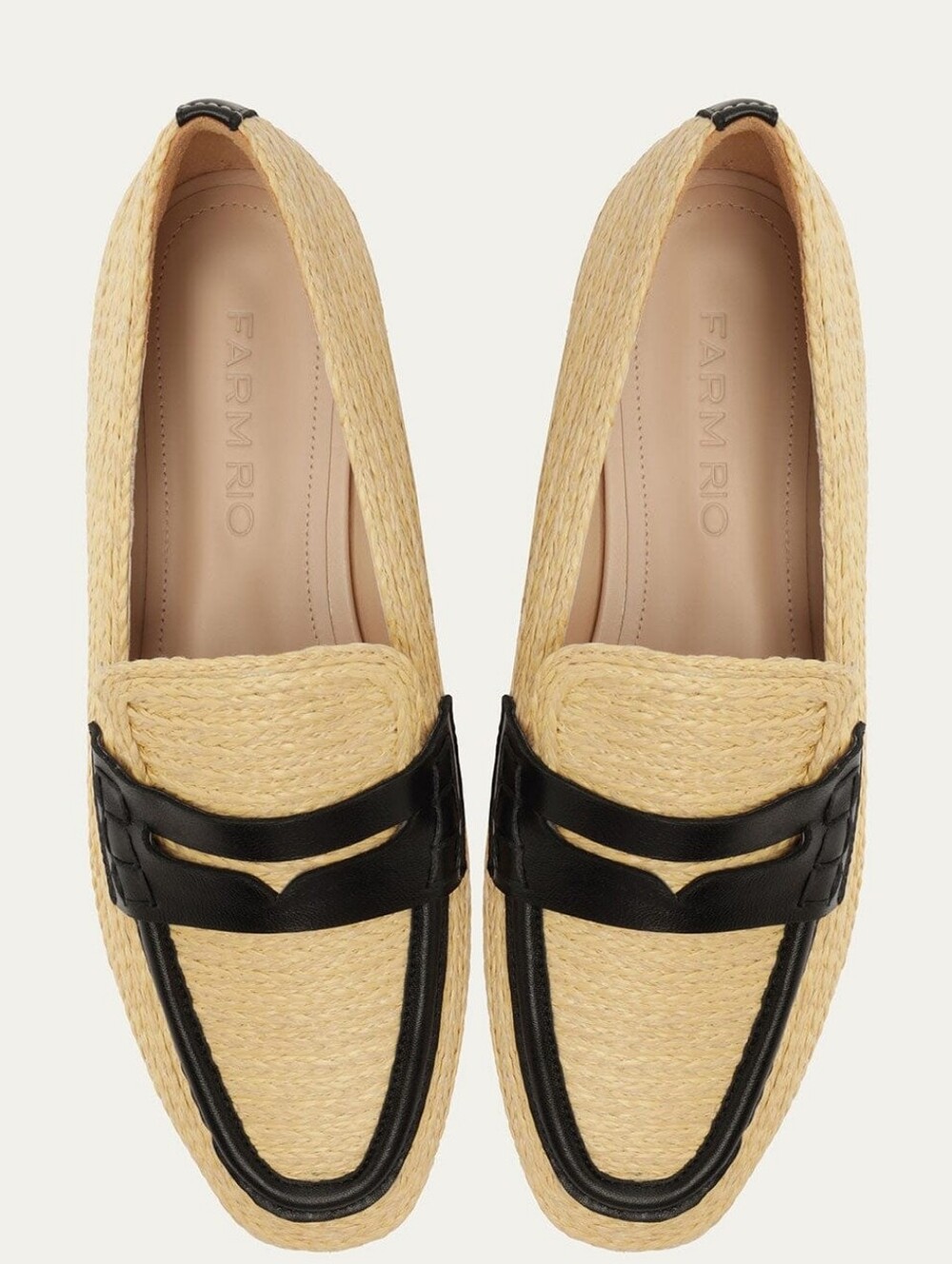 Farm Rio Raffia Loafer Size 10